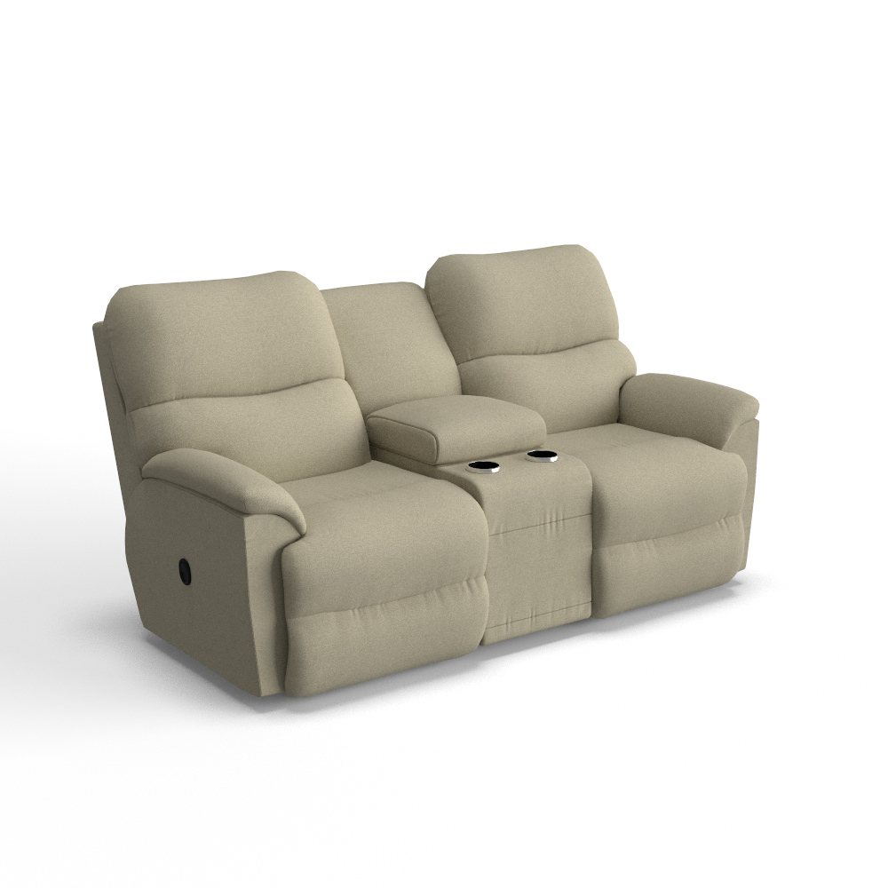 Trouper Reclining Loveseat w/ Console